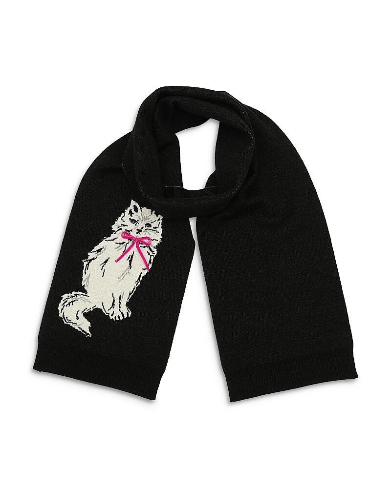 kate spade new york Pretty Kitty Wool Scarf Cover