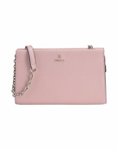 Furla Furla Camelia Mini Crossbody Woman Cross-body bag Light pink Soft Leather Cover