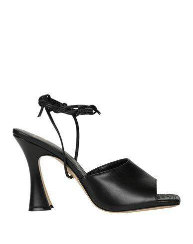 Giampaolo Viozzi Sandal Woman Sandals Black Soft Leather Cover