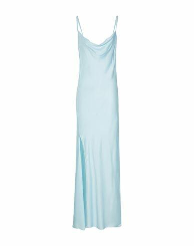 8 By Yoox Slip Maxi Dress Woman Maxi dress Sky blue EcoVero viscose Cover