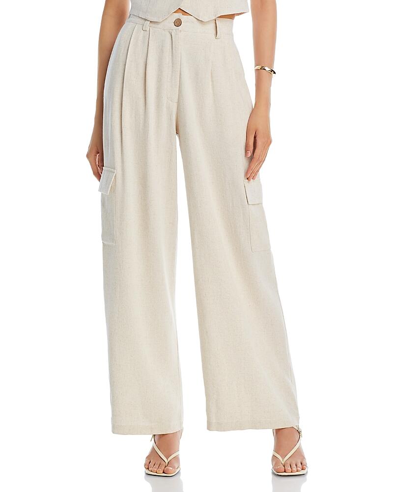 Aqua Cargo Wide Leg Pants - Exclusive Cover