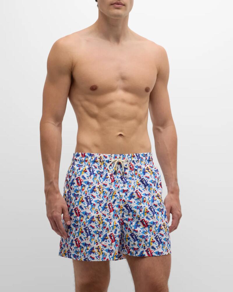 ARRELS Men's Malika Favre Rush Hour Swim Trunks Cover