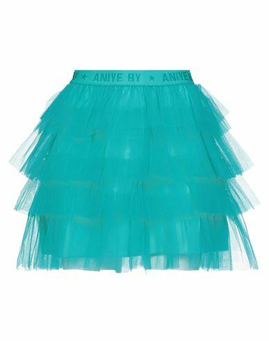 Aniye By Woman Mini skirt Emerald green Polyamide, Elastane Cover