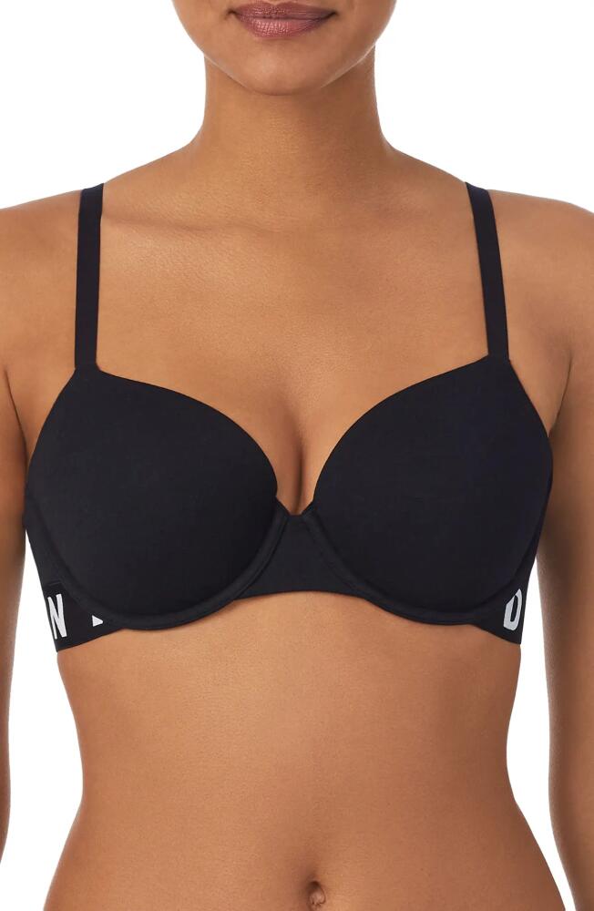 DKNY Cozy Underwire T-Shirt Bra in Black Cover