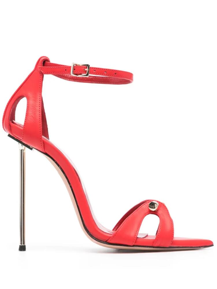 HARDOT Blood 100mm leather sandals - Red Cover