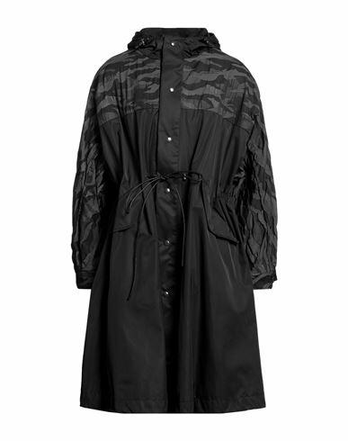 Mackintosh Man Overcoat & Trench Coat Black Cotton, Polyamide Cover