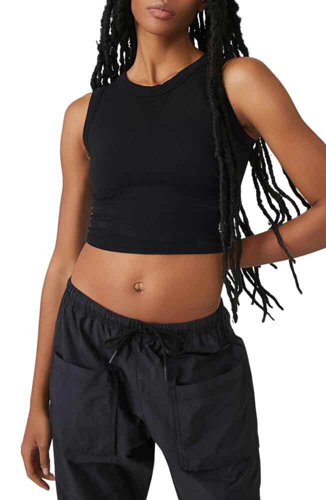 FP Movement by Free People Free Throw Crop Muscle Tank Top in Black Cover