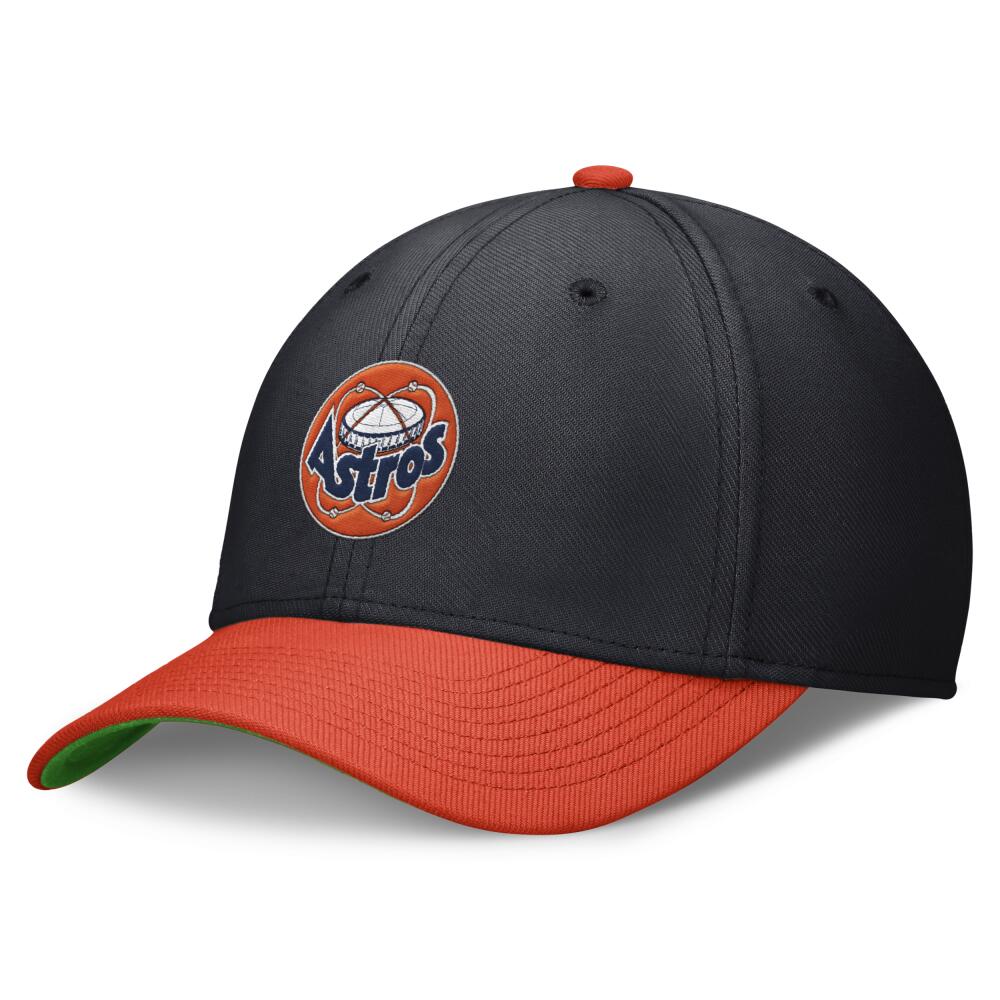 Houston Astros Rewind Cooperstown Swoosh Nike Men's Dri-FIT MLB Hat in Blue Cover