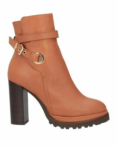 Elvio Zanon Woman Ankle boots Tan Soft Leather Cover