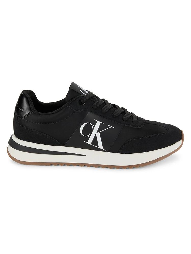 Calvin Klein Jeans Men's Logo Sneakers - Black Cover