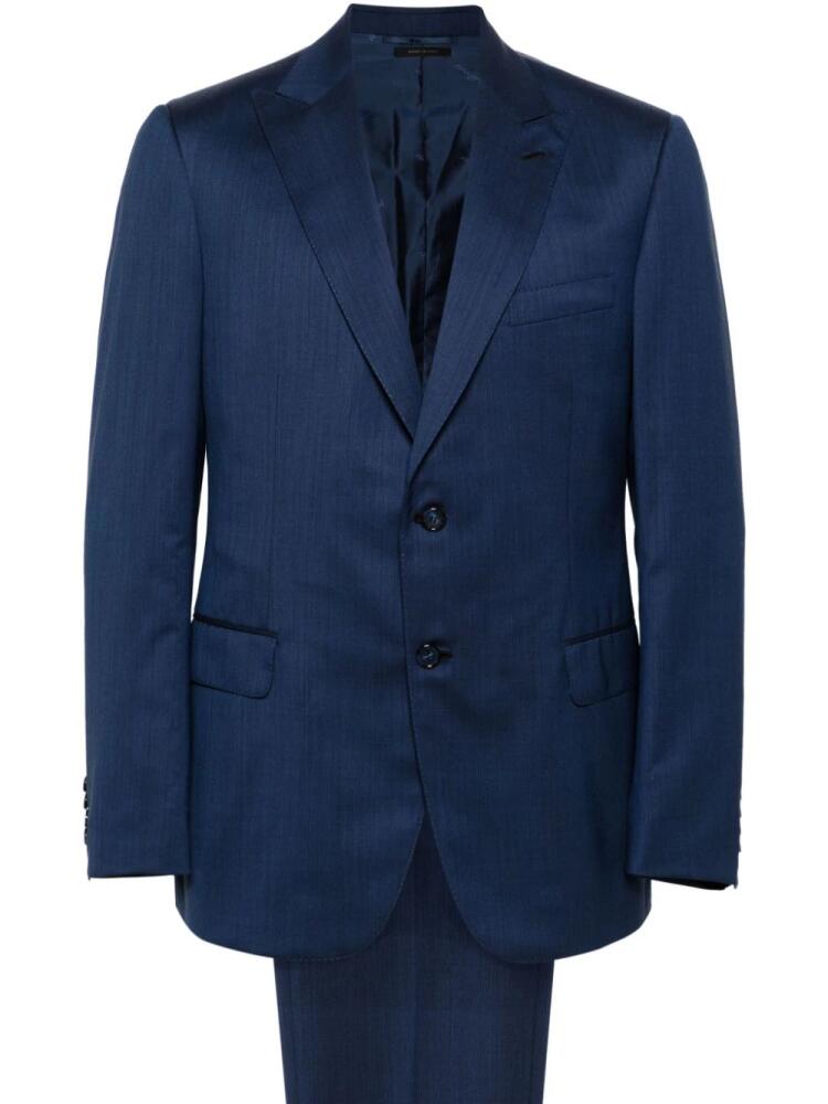 Brioni single-breasted wool suit - Blue Cover