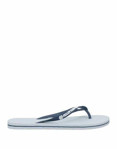 Philipp Plein Man Thong sandal White Rubber Cover