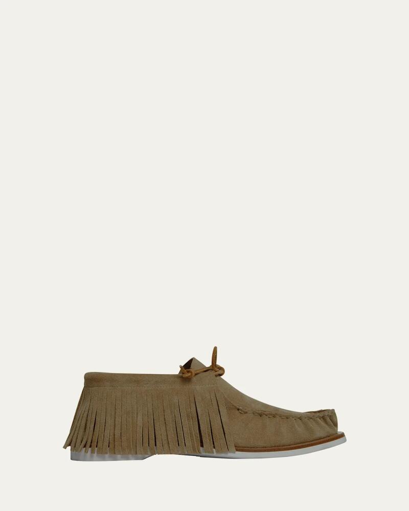 Pierre Hardy Tahoe Suede Fringe Moccasin Loafers Cover