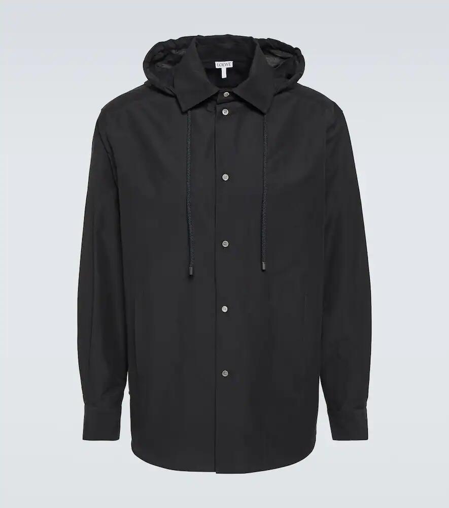 Loewe Hooded cotton overshirt Cover