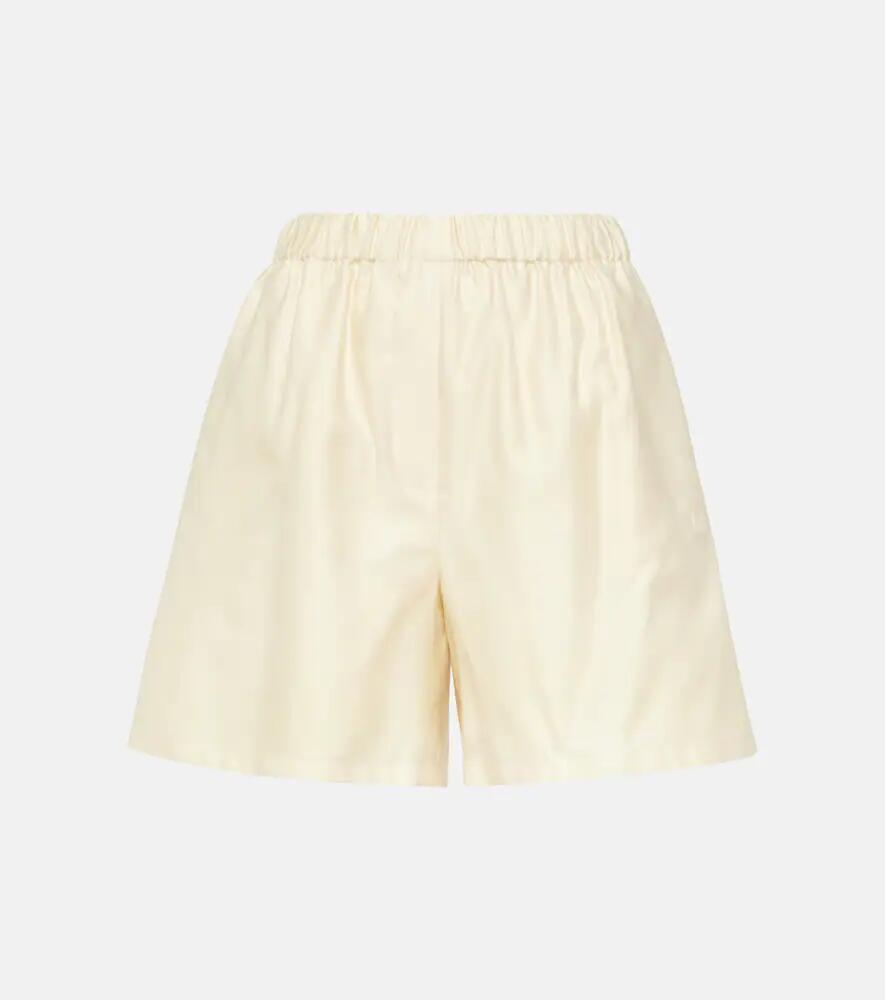 Max Mara Piadena high-rise cotton shorts Cover