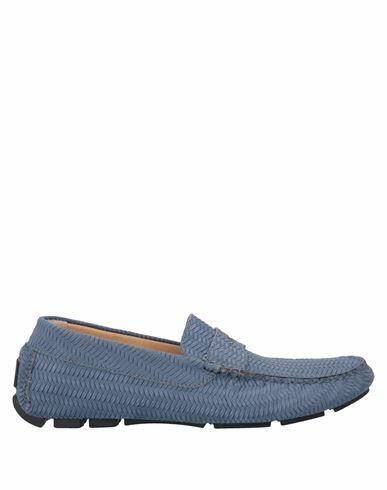 Boemos Man Loafers Slate blue Soft Leather Cover