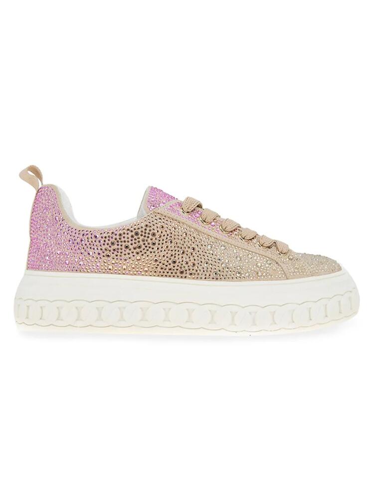 BCBGeneration Women's Riso Embellished Low Top Sneakers - Pink Multicolor Cover