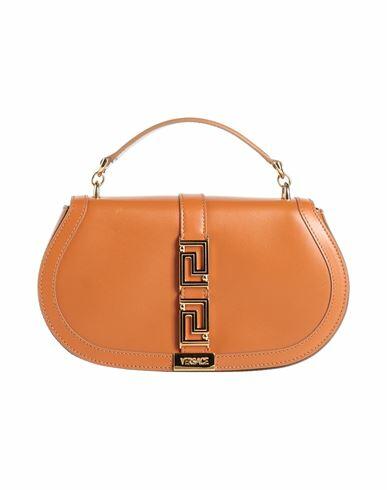 Versace Woman Handbag Tan Calfskin Cover