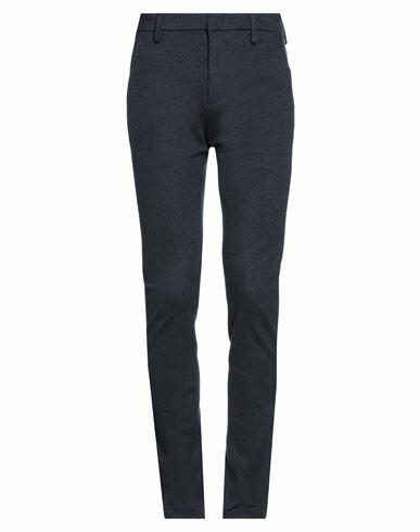 Dondup Man Pants Navy blue Viscose, Polyamide, Elastane Cover