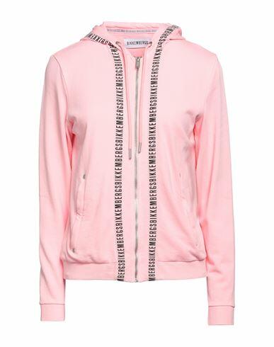 Bikkembergs Woman Sweatshirt Pink Cotton, Elastane Cover