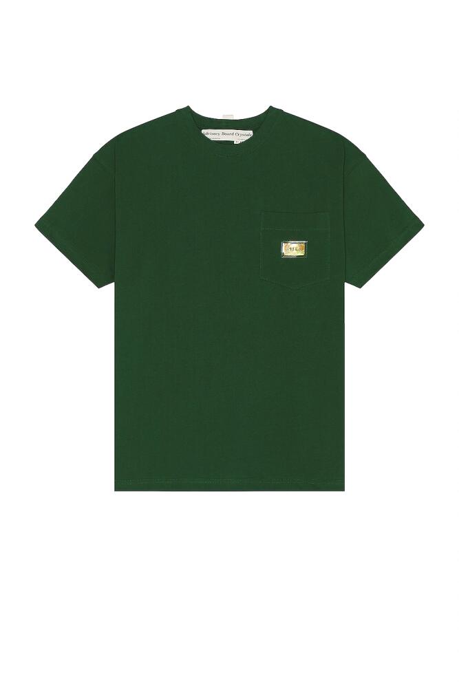 Advisory Board Crystals Pocket T-shirt in Dark Green Cover