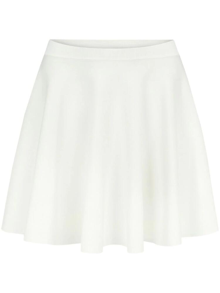 Nina Ricci gathered cady miniskirt - White Cover