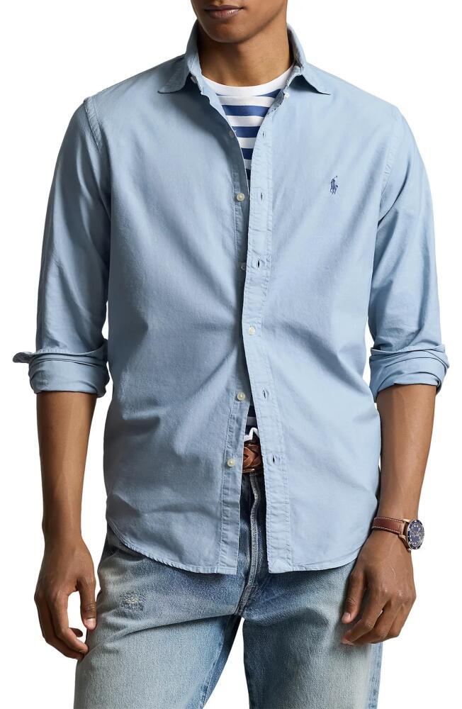 Polo Ralph Lauren Classic Fit Oxford Button-Down Shirt in Estate Blue Cover