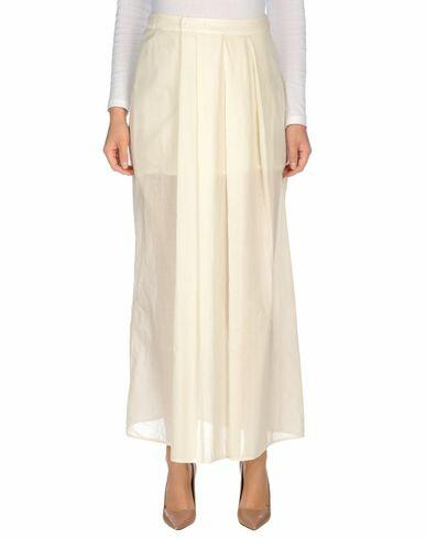 Manila Grace Woman Maxi skirt Ivory Cotton Cover