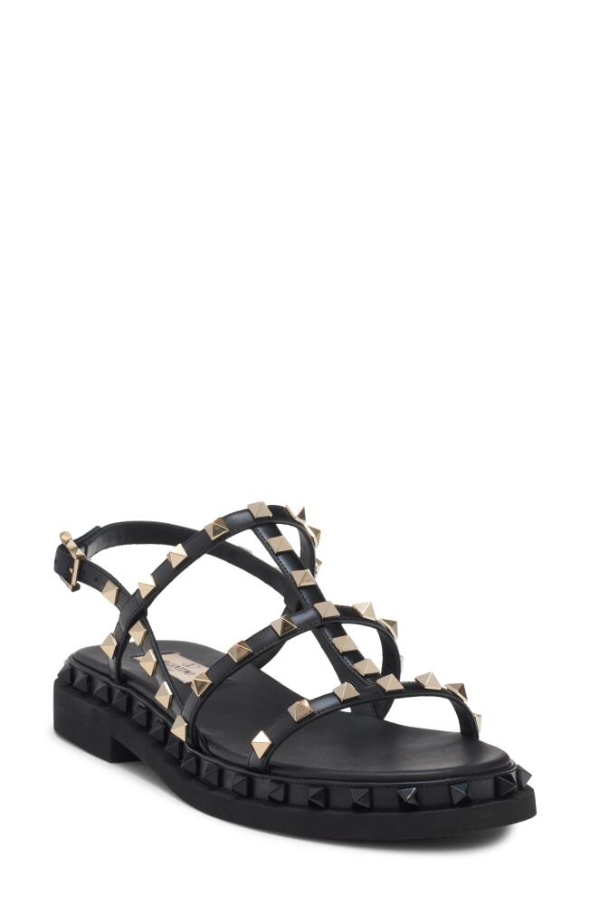 Valentino Garavani Rockstud M-Way Platform Sandal in Nero Cover