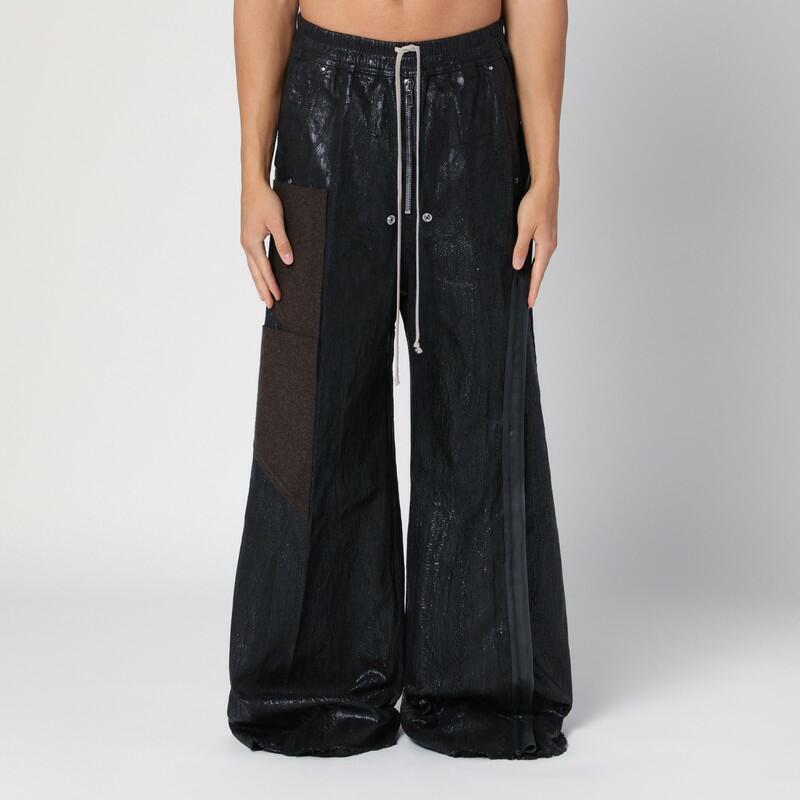 Rick Owens Wide Bela black/brown trousers Cover