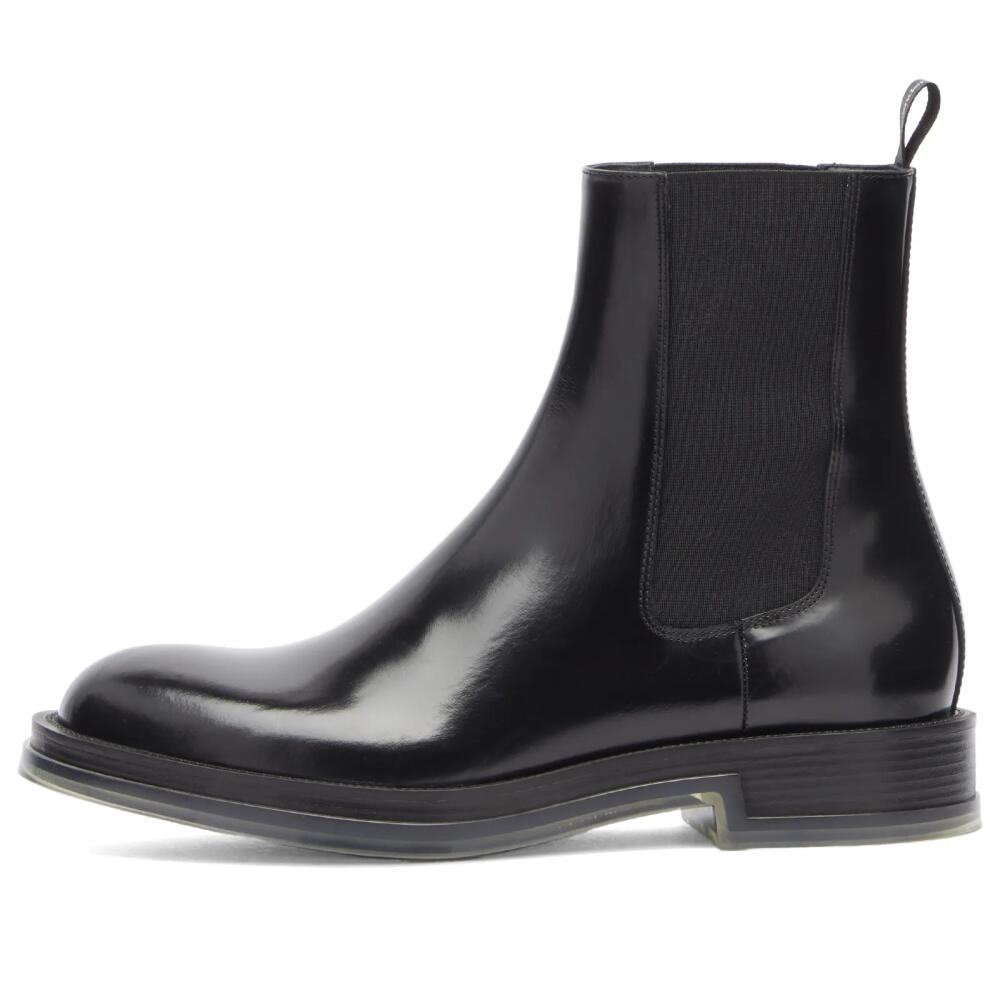 Alexander McQueen Men's Chelsea Boot in Black Cover