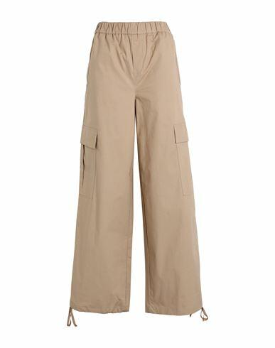 Jjxx By Jack & Jones Woman Pants Beige Cotton, Elastane Cover