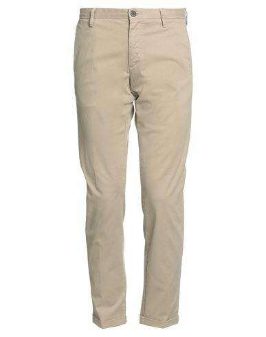 At. p.co Man Pants Beige Cotton, Elastane Cover