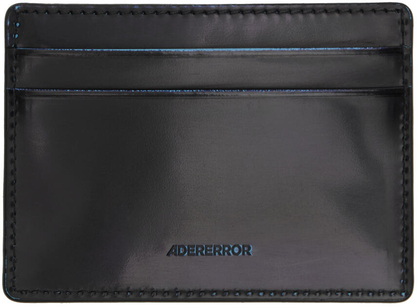 ADER error Black Logo Card Holder Cover