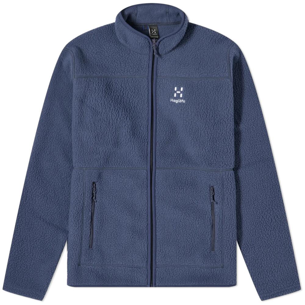 Haglöfs Men's Mossa Pile Fleece Jacket in Tarn Blue Cover