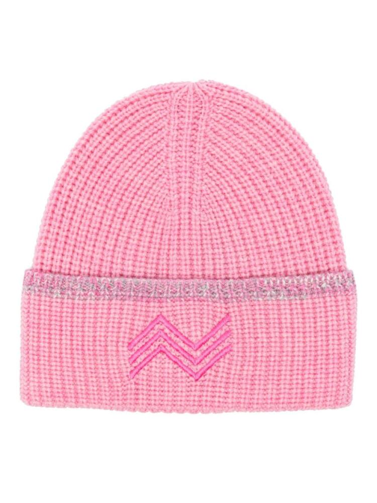 Missoni logo-embroidered beanie - Pink Cover