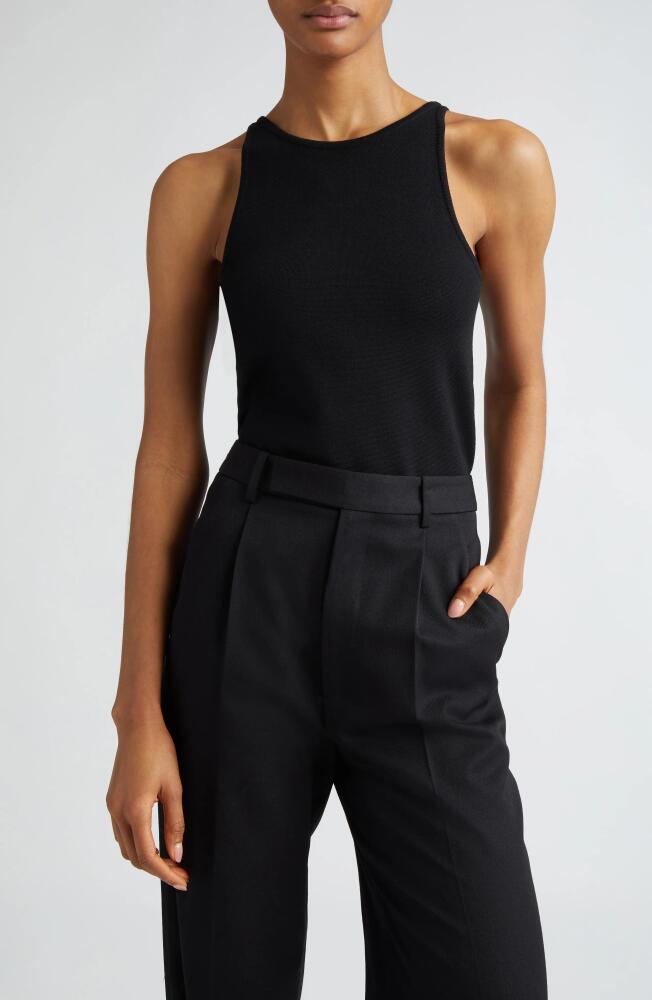 Max Mara Alfeo Wool Blend Sleeveless Sweater in Black Cover