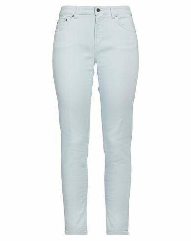 Dondup Woman Jeans Sky blue Cotton, Elastomultiester, Elastane Cover