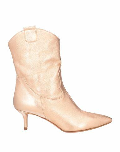 Ninni Woman Ankle boots Copper Leather Cover