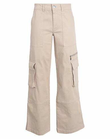 Max & co. Regio Woman Pants Sand Cotton, Elastane Cover