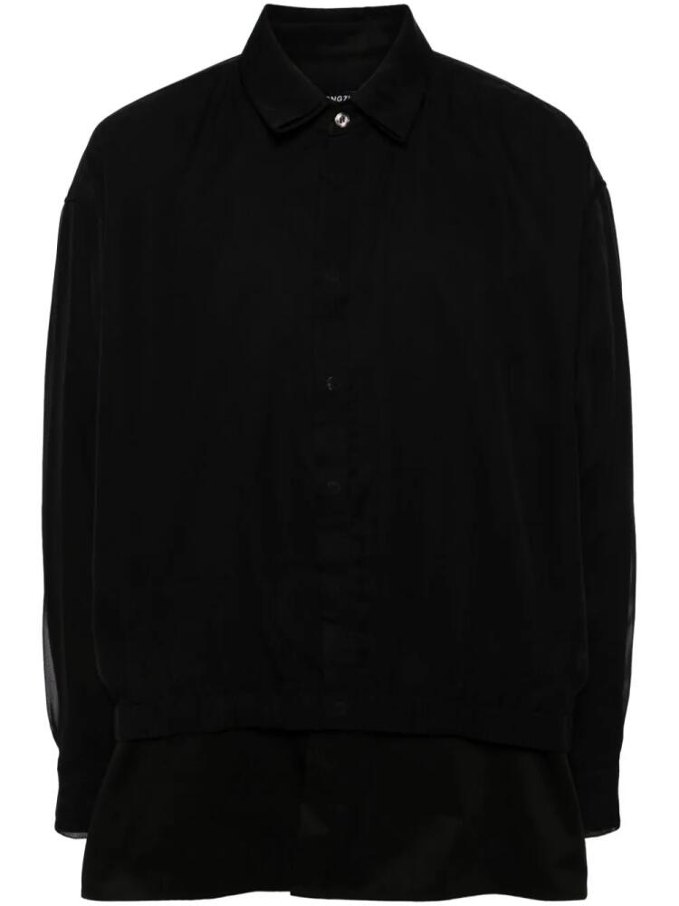 SONGZIO button-down cotton shirt - Black Cover