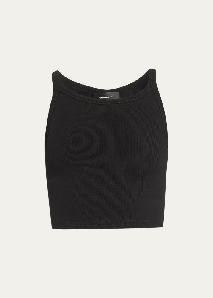 WARDROBE.NYC Crop Ribbed Tank Top Cover