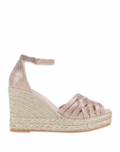 Espadrilles Woman Espadrilles Light pink Soft Leather Cover