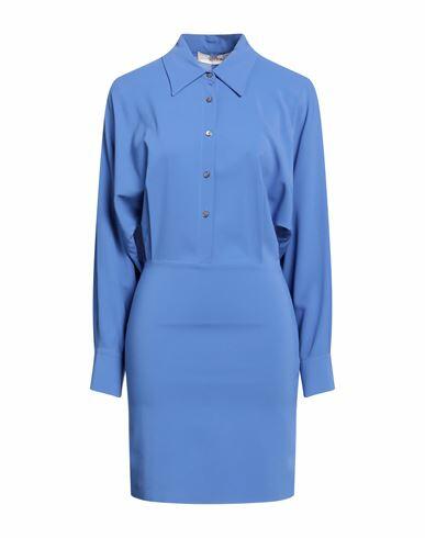 Jucca Woman Mini dress Slate blue Viscose, Elastane Cover