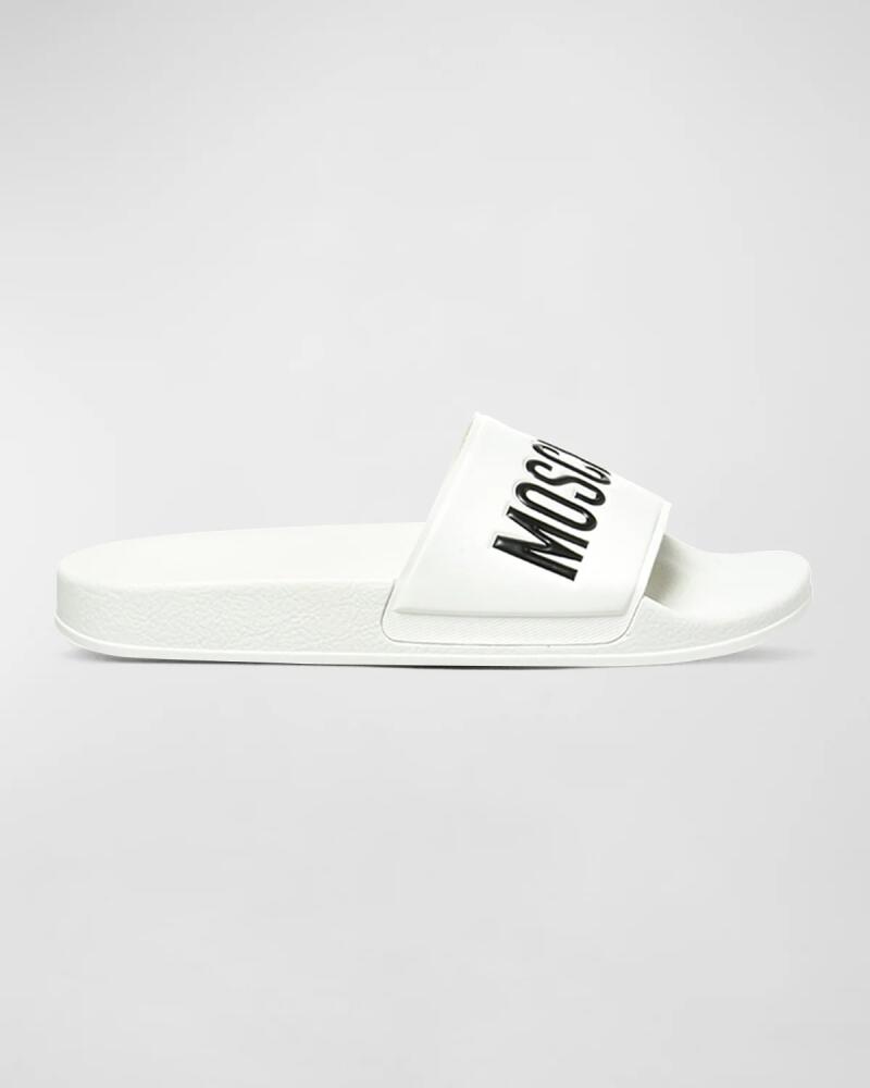 Moschino Men's Logo Pool Slide Sandals Cover