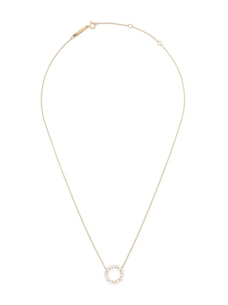 Zoë Chicco 14kt yellow gold Open Sun diamond necklace Cover