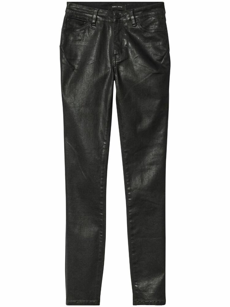 Purple Brand mid-rise tapered jeans - Black Cover