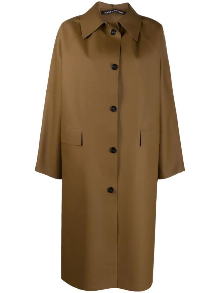 KASSL Editions Original water-repellent coat - Brown Cover