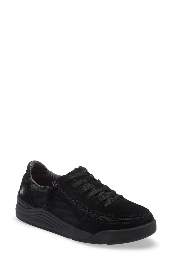 BILLY Footwear Comfort Classic Zip Around Low Top Sneaker in Black/Charcoal Cover