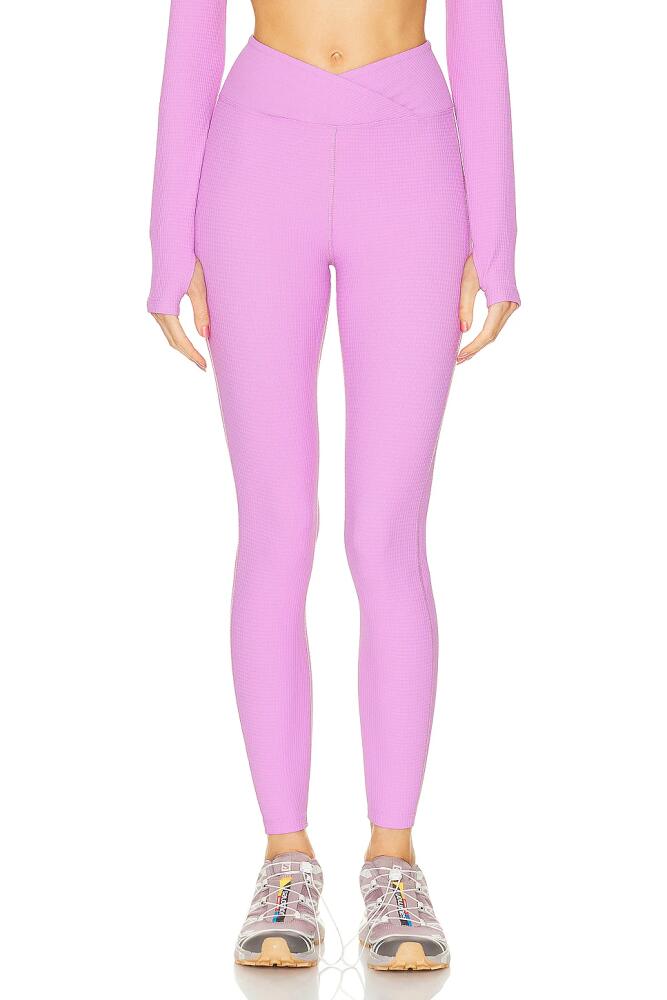 YEAR OF OURS Thermal Veronica Legging in Purple Cover